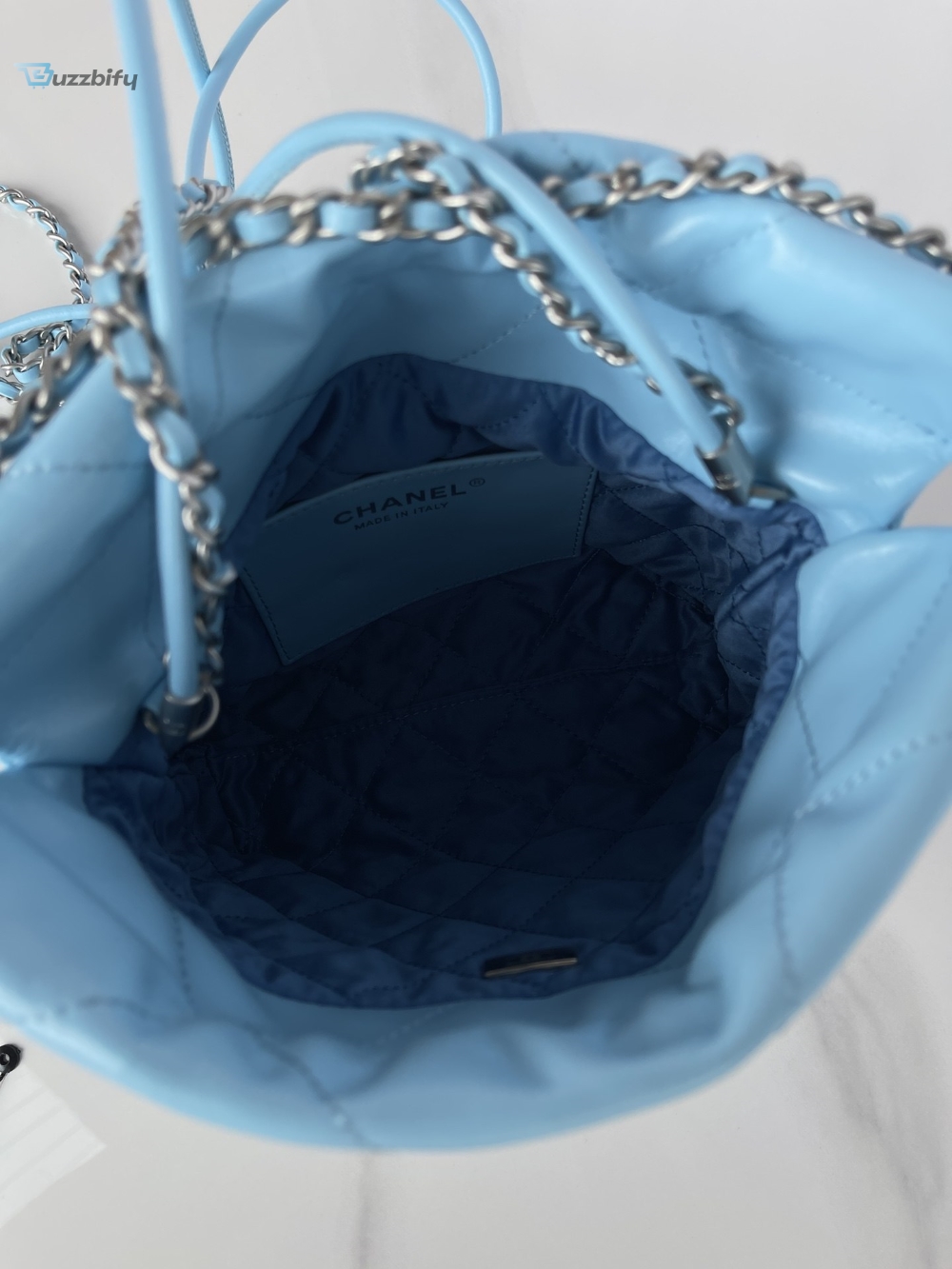 Chanel 22 Mini Handbag Blue For Women 20Cm 7.9In As3980 16 Chanel 22 Mini Handbag Blue For Women 20cm / 7.9in AS3980