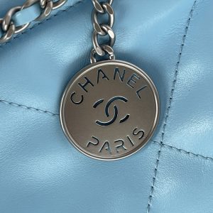 chanel 22 mini handbag blue for women 20cm 79in as3980 buzzbify 1 5