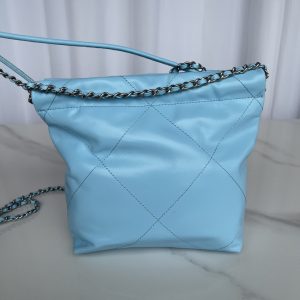 chanel 22 mini handbag blue for women 20cm 79in as3980 buzzbify 1 8