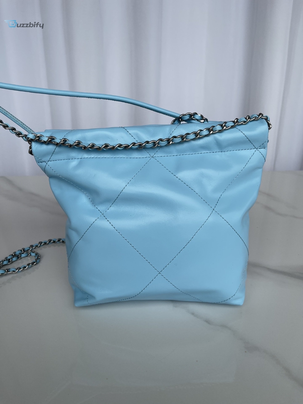 Chanel 22 Mini Handbag Blue For Women 20Cm 7.9In As3980 20 Chanel 22 Mini Handbag Blue For Women 20cm / 7.9in AS3980