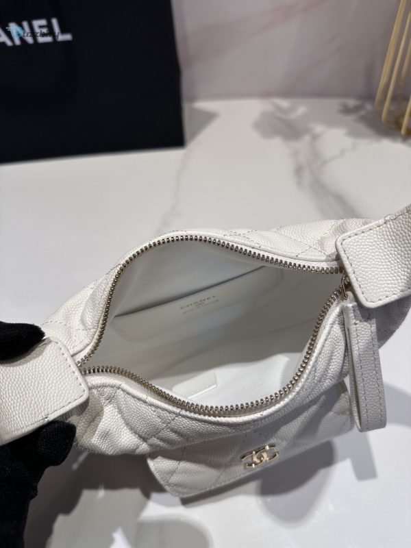 chanel caviar quilted mini small top handle bag whiteblack for women 16cm 63in buzzbify 1 11