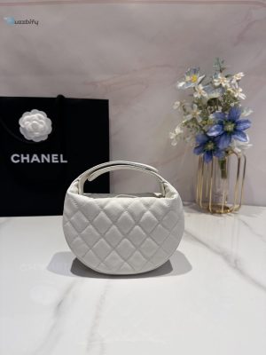 chanel caviar quilted mini small top handle bag whiteblack for women 16cm 63in buzzbify 1 13