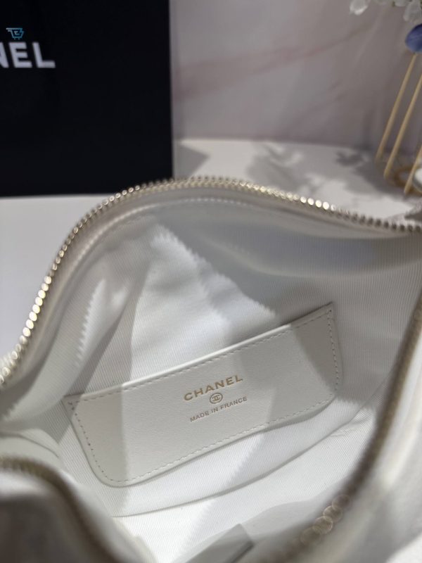 chanel caviar quilted mini small top handle bag whiteblack for women 16cm 63in buzzbify 1 14