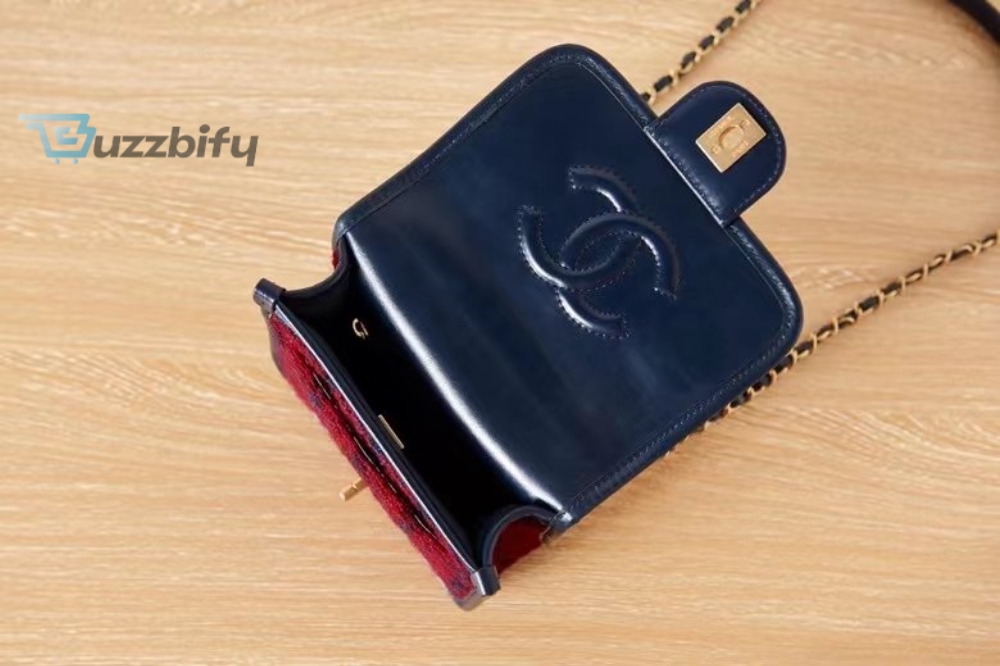 Chanel Mini Flap Bag With Top Handle Red For Women 20.5Cm 8In 16 Chanel Mini Flap Bag With Top Handle Red For Women 20.5cm / 8in