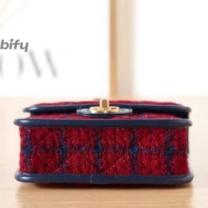 chanel mini flap bag with top handle red for women 205cm 8in buzzbify 1 6