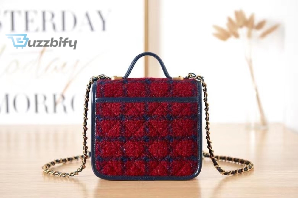 Chanel Mini Flap Bag With Top Handle Red For Women 20.5Cm 8In 20 Chanel Mini Flap Bag With Top Handle Red For Women 20.5cm / 8in