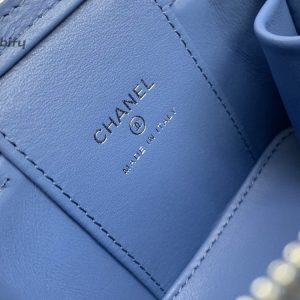 chanel mini vanity bag blue for women 11cm 43in buzzbify 1 4