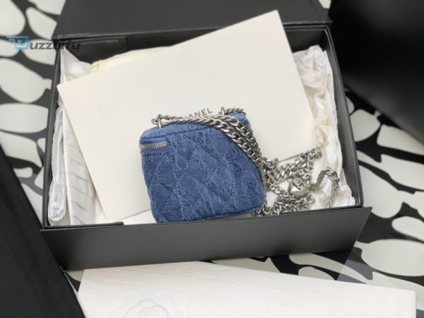 chanel mini vanity bag blue for women 11cm 43in buzzbify 1 5