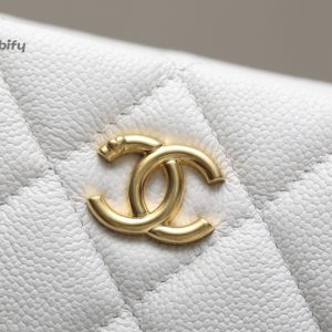 chanel hobo heart adjustment buckle white for women 18cm 71in buzzbify 1 3