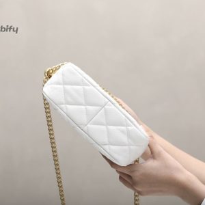chanel hobo heart adjustment buckle white for women 18cm 71in buzzbify 1 6