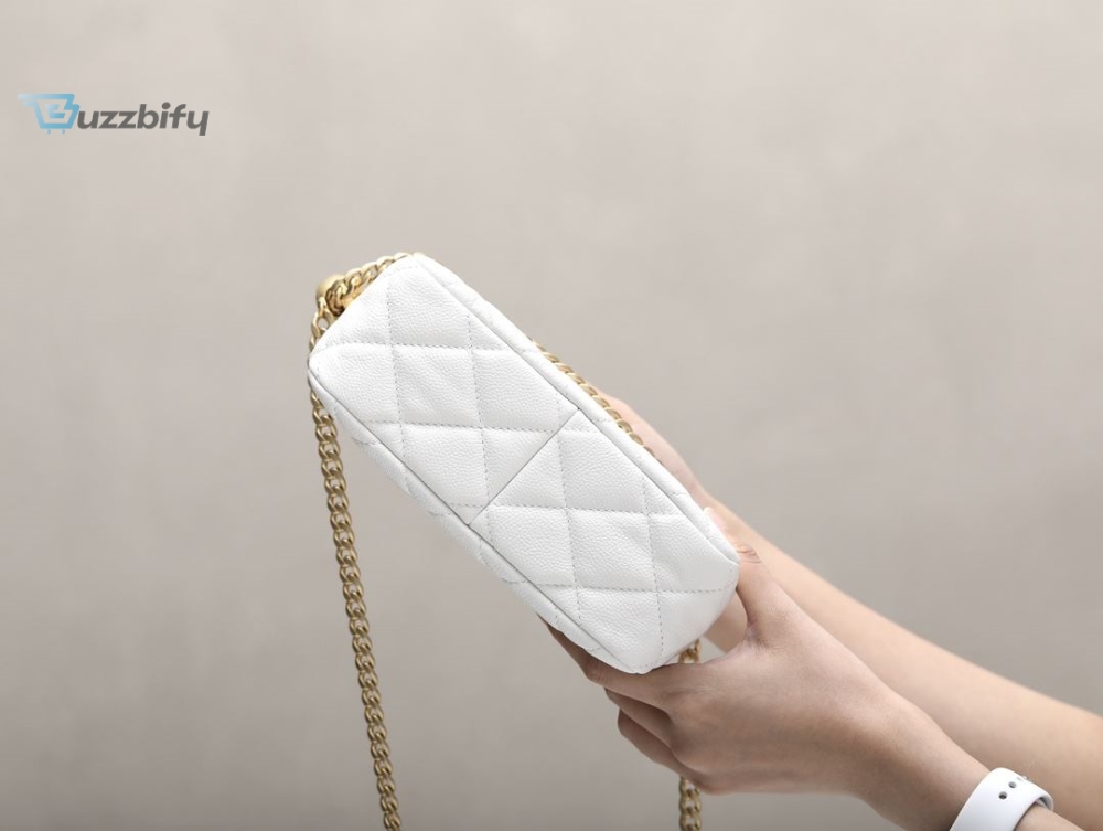 Chanel Hobo Heart Adjustment Buckle White For Women 18Cm 7.1In 18 Chanel HoBo Heart Adjustment Buckle White For Women 18cm / 7.1in