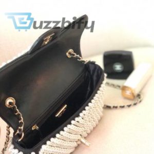 chanel 19s mini pearl on flap black for women 199cm 78in buzzbify 1 3