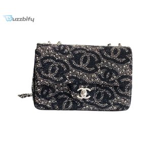 chanel paris double flap handbag black for women 20cm 79in buzzbify 1