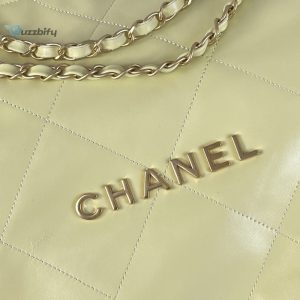 Chanel 22 Medium Handbag Yellowgreybrowndark Bluepinkjade Greenwhite For Women 37Cm  14.5In