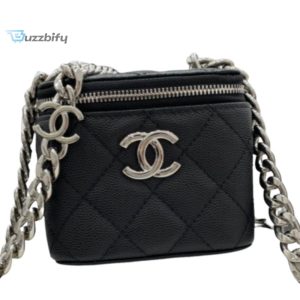 chanel mini vanity bag blackwhite for women 11cm 43in buzzbify 1