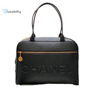 chanel maxi bowling bag black for women 45cm 177in buzzbify 1