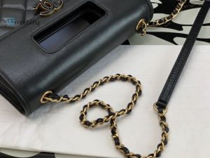 chanel mini top handle bag black for women 20cm 79in buzzbify 1 1