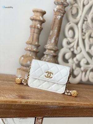 chanel clutch with chain white for women womens bags 48in123cm buzzbify 1