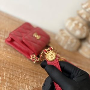 chanel clutch with chain red for women womens bags 48in123cm buzzbify 1 2