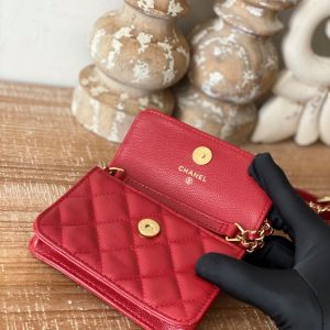 chanel clutch with chain red for women womens bags 48in123cm buzzbify 1 3