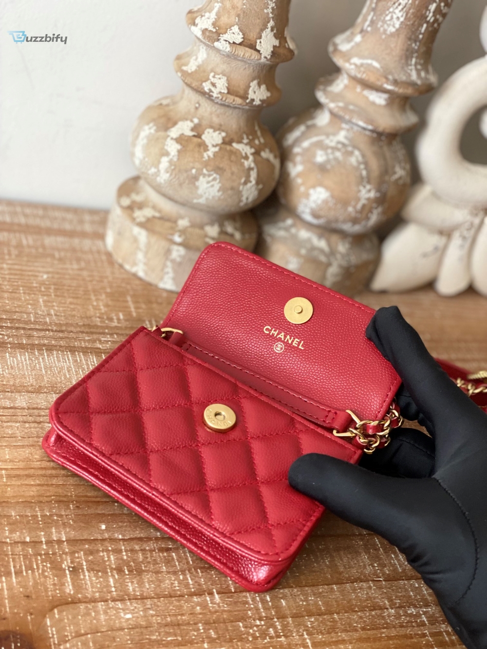 Chanel Clutch With Chain Red For Women Womens Bags 4.8In12.3Cm 15 Chanel Clutch With Chain Red For Women, Women’s Bags 4.8in/12.3cm