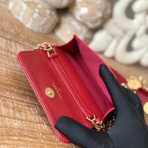 chanel clutch with chain red for women womens bags 48in123cm buzzbify 1 5