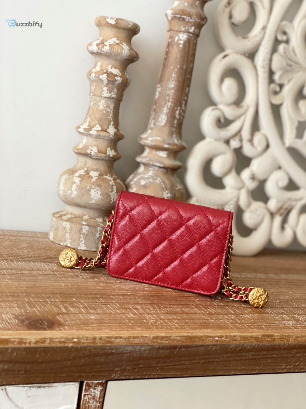 Chanel Clutch With Chain Red For Women Womens Bags 4.8In12.3Cm 19 Chanel Clutch With Chain Red For Women, Women’s Bags 4.8in/12.3cm