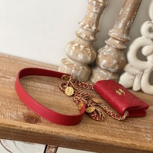 chanel clutch with chain red for women womens bags 48in123cm buzzbify 1 8