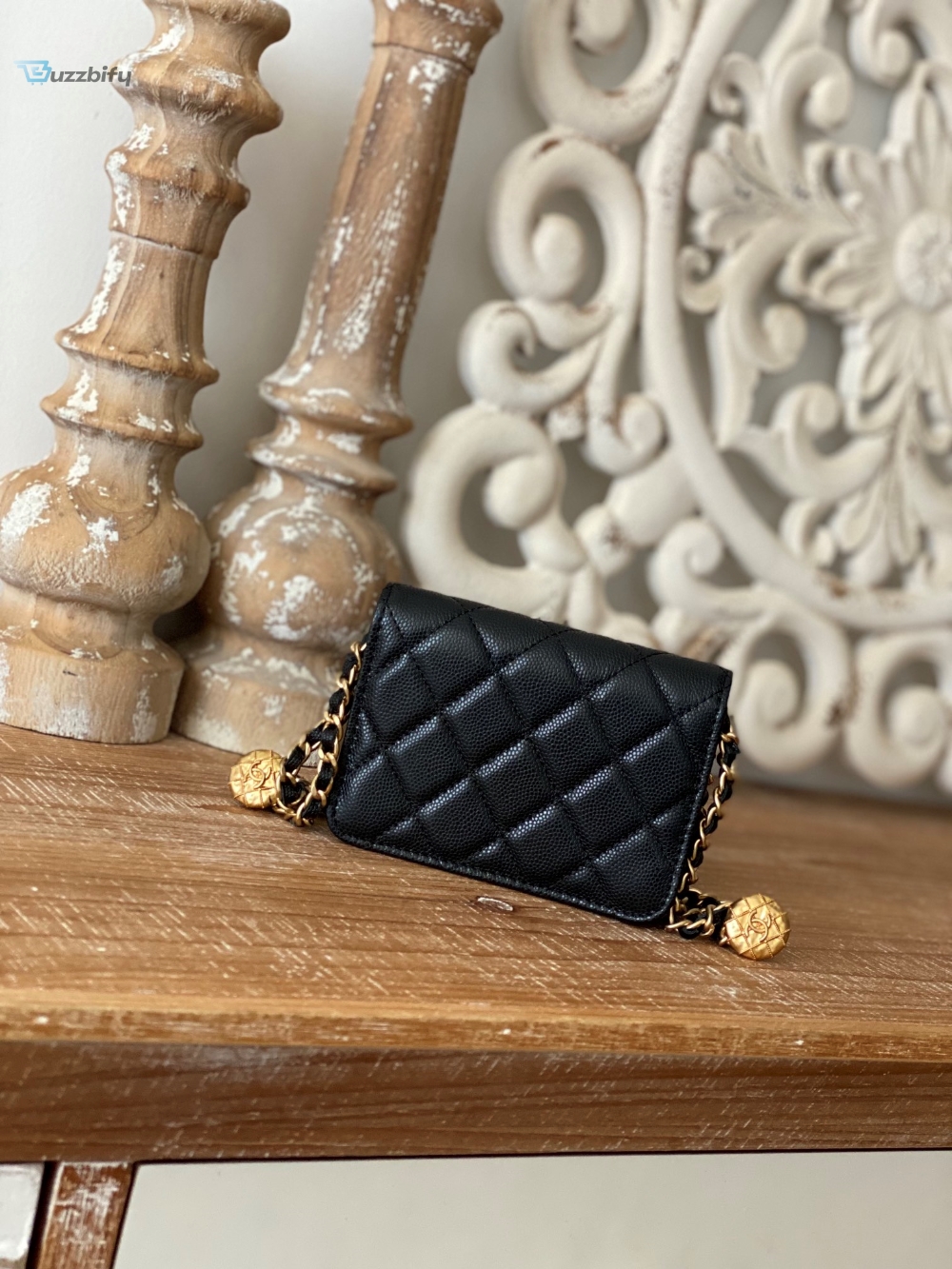 Chanel Clutch With Chain Black For Women, Women’s Bags 4.8in/12.3cm AP2857 B08447 94305