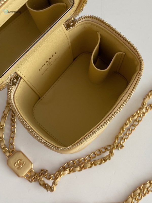 chanel small vanity with chain yellow for women womens bags 43in11cm buzzbify 1 2