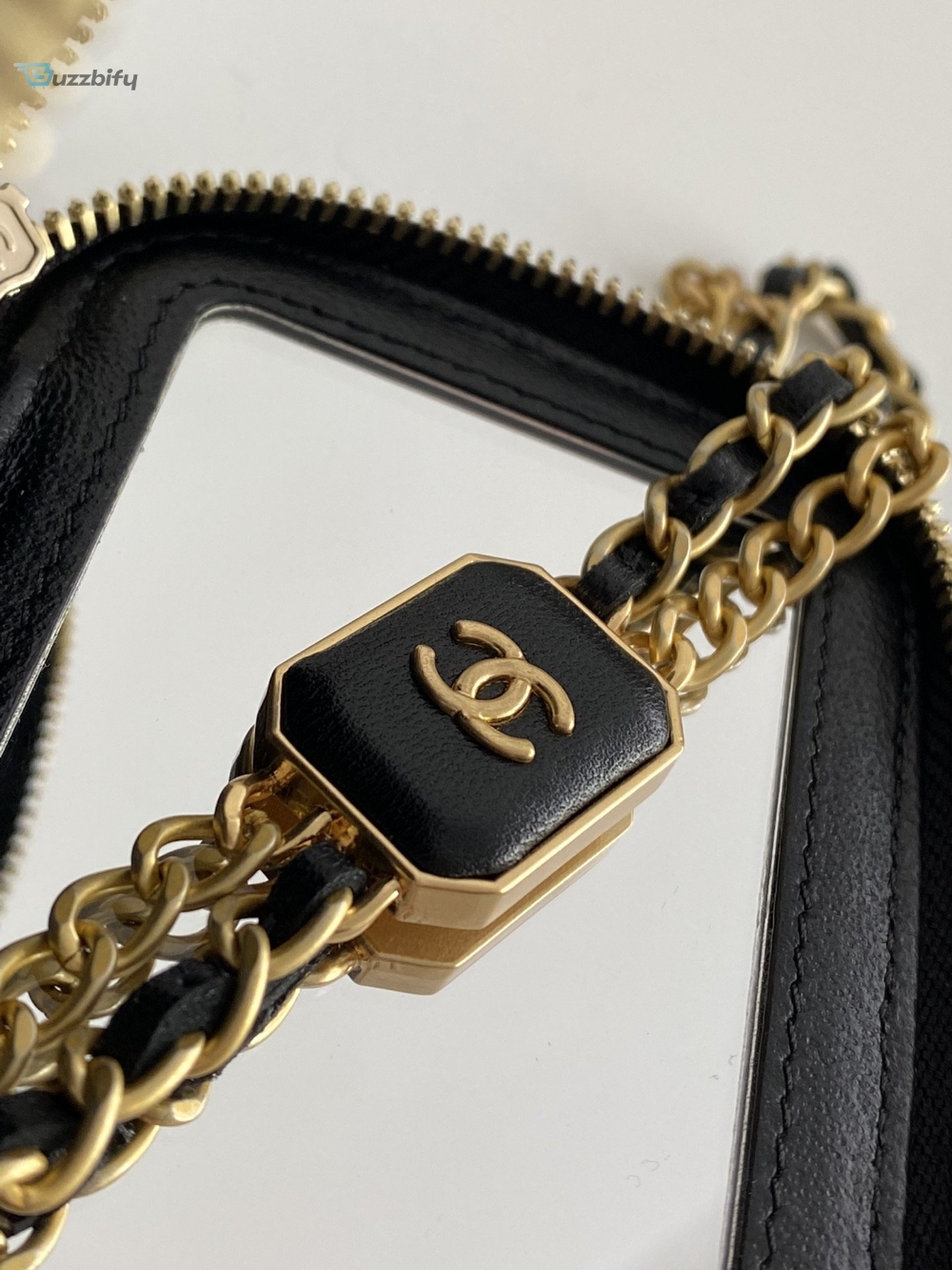 Chanel Small Vanity With Chain Black For Women Womens Bags 4.3In11cm