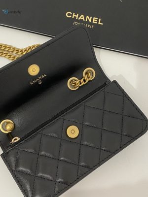 chanel wallet with strap black for women womens bags 67in17cm buzzbify 1 8
