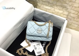 chanel spring and summer 22c turquoise for women womens bags 61in155cm buzzbify 1 3