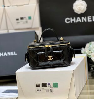 chanel vanity bag with strap black for women womens bags 66in17cm ap3017 b09208 94305 buzzbify 1