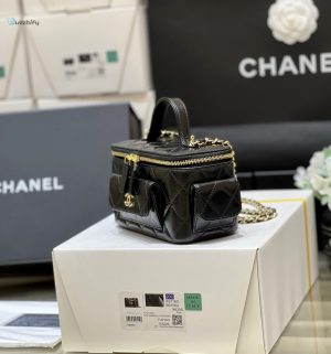 chanel vanity bag with strap black for women womens bags 66in17cm ap3017 b09208 94305 buzzbify 1 8