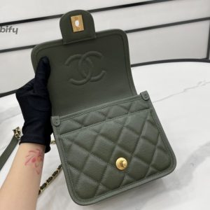 chanel 22k flap bag dark green for women womens bags 81in205cm buzzbify 1 4