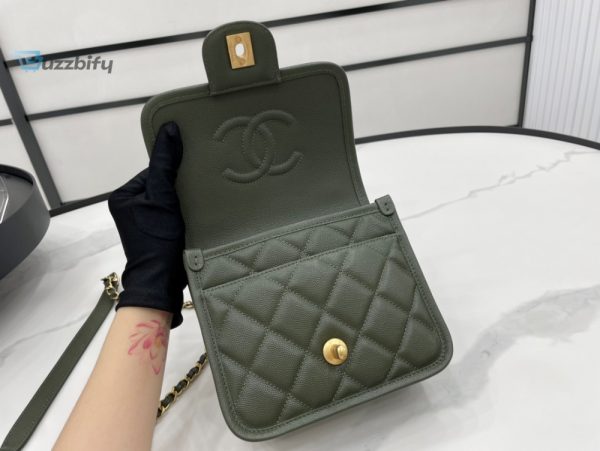 chanel 22k flap bag dark green for women womens bags 81in205cm buzzbify 1 4