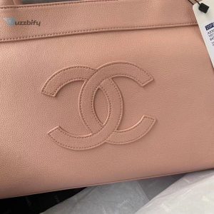 chanel vintage cc open tote caviar east west pink for women womens bags 145in369cm buzzbify 1 1