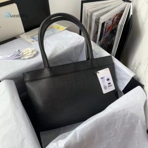 chanel vintage cc open tote caviar east west black for women womens bags 145in369cm buzzbify 1 3