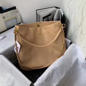 chanel shopping bags beige for women womens bags 13in305cm buzzbify 1