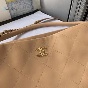 chanel shopping bags beige for women womens bags 13in305cm buzzbify 1 1