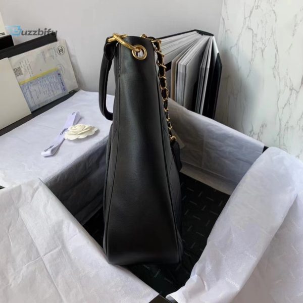 chanel shopping bags black for women womens bags 13in305cm buzzbify 1 7