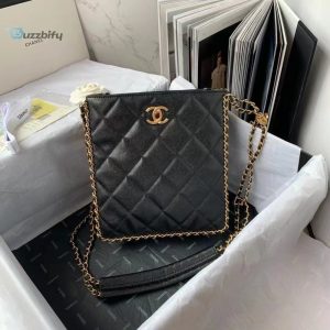 chanel small shopping bag black for women womens bags 91in23cm as3470 b08850 94305 buzzbify 1
