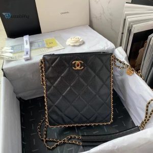 chanel small shopping bag black for women womens bags 91in23cm as3470 b08850 94305 buzzbify 1 1