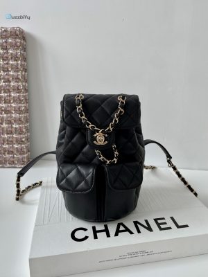 chanel medium backpack bag black for women womens bags 98in25cm buzzbify 1