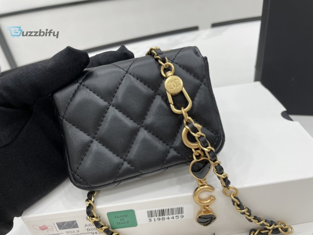 Chanel Mini Flap Bag Black For Women, Women’s Bags 3.5in/9cm
