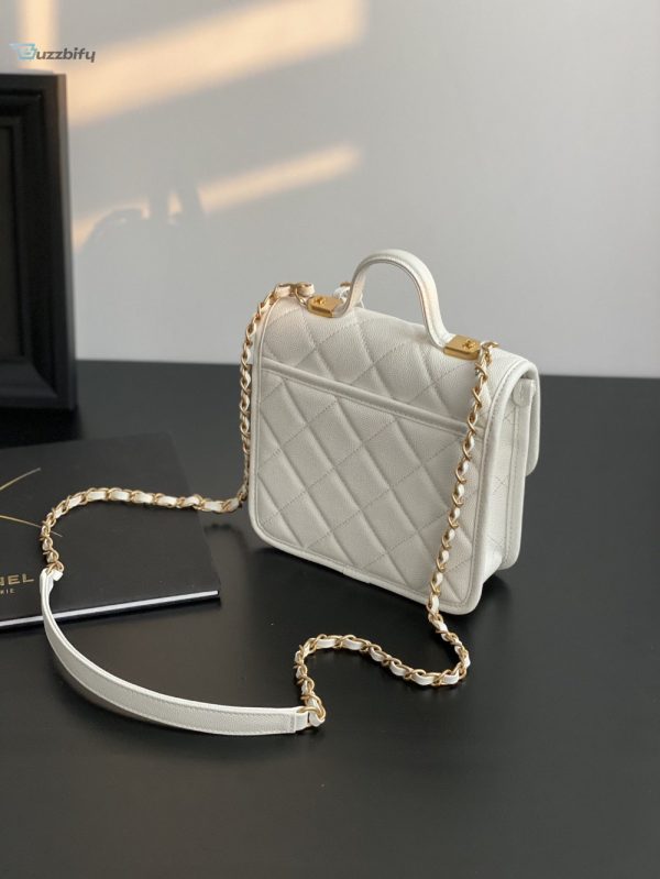 chanel small flap bag with top handle white for women womens bags 81in205cm buzzbify 1 6