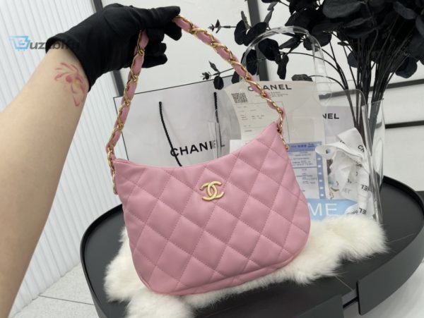 chanel hobo handbag pink for women womens bags 94in24cm buzzbify 1 3