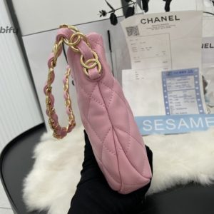chanel hobo handbag pink for women womens bags 94in24cm buzzbify 1 4