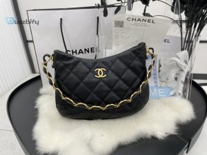 chanel hobo handbag black for women womens bags 94in24cm as3562 b09178 94305 buzzbify 1